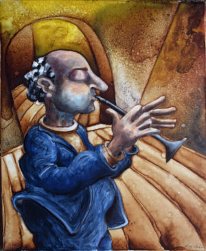 músico con habitación