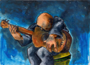 guitarra de noche