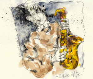 el saxofonista